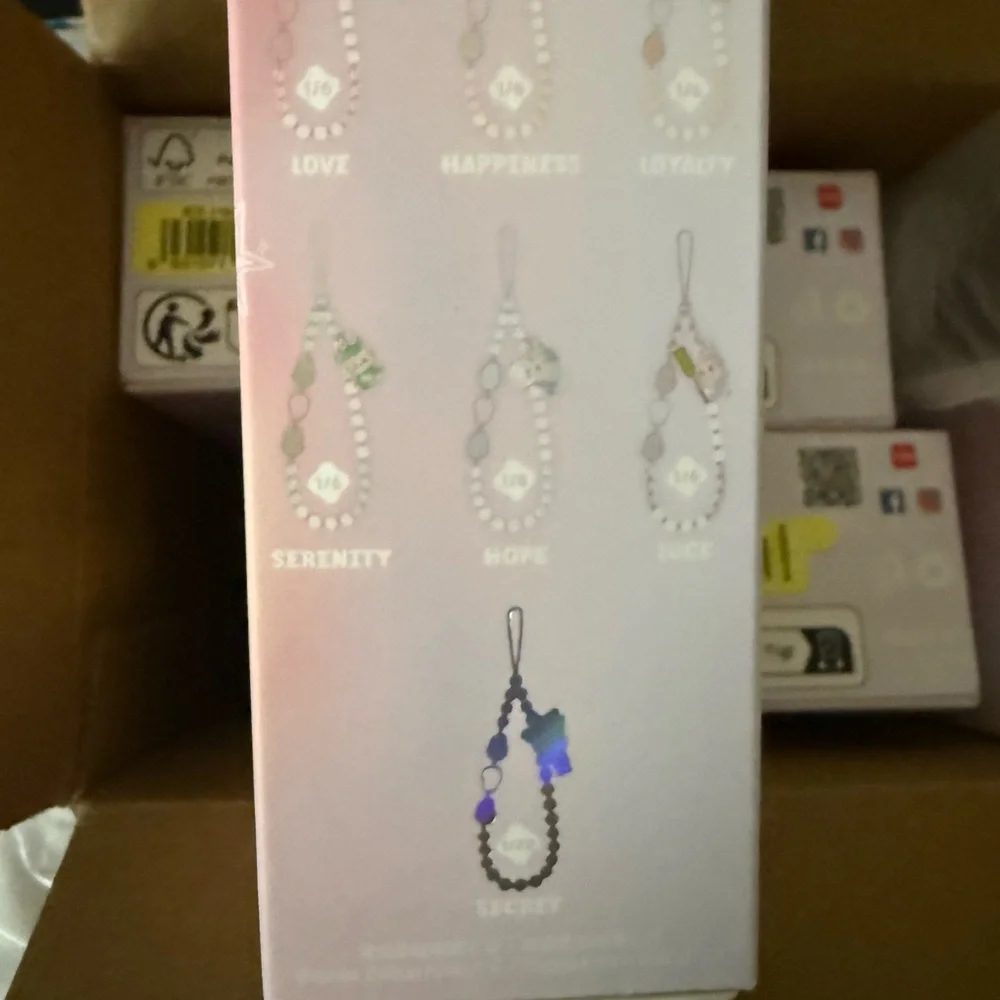 Biginto Energy Phone Charm Stand Set - Pink